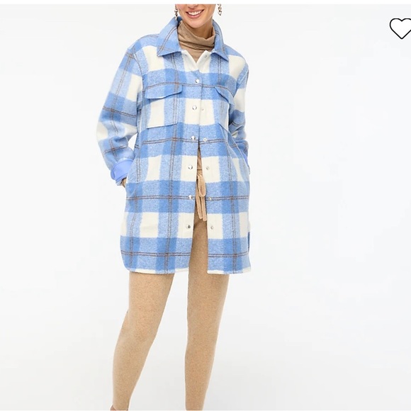 J CREW Longline Shirt Jacket - Picture 6 of 16